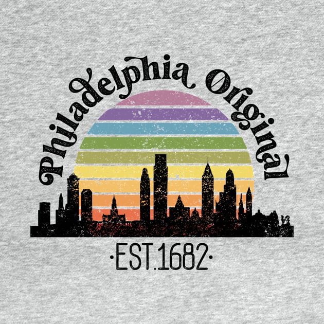 Philadelphia Original Retro Rainbow by Perpetual Brunch